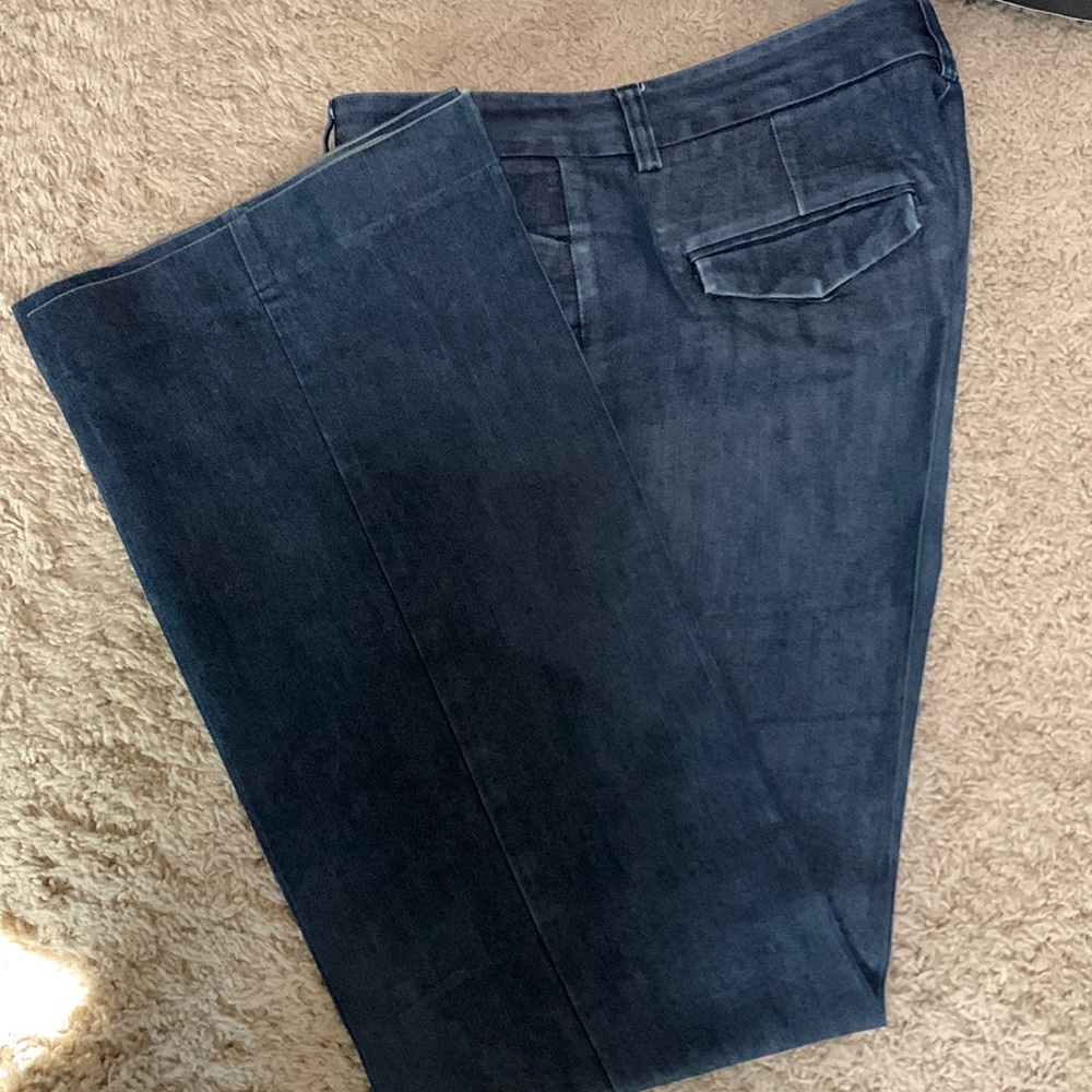 Express Blue Jeans, Low Rise, Boot Cut